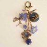 Breloque De Sac Perles et Fleurs N°18