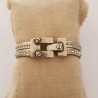 Fermoir crochet zamak pour cuir 13 mm N°02