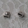 Passant 06 mm en Zamak N°16 Argent