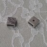 Passant 06 mm en Zamak N°17 Argent