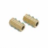 Perle tube 26 mm Amour Acier Inoxydable N°09