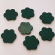 Lot Fleurs en Cuir 23 mm Vert