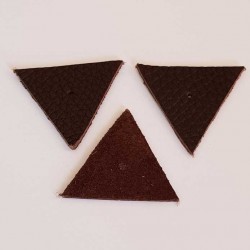 Triangle en Cuir 43 mm