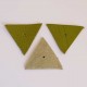 Triangle en Cuir 43 mm