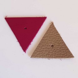 Lot Triangle en Cuir 43 mm