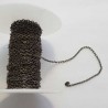 1 mètre de chaine plate anthracite n°11 03 x 02 mm