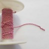 1.75 mètre de chaine plate rose n°13 02 x 02 mm
