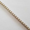 1 mètre de Chaine maille carré 4 mm argent
