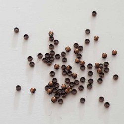 10 Perles à écraser de 1 mm