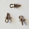 Piton à vis 10 x 2 mm Argent x 1 pièce