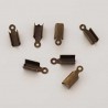 10 Embouts à coller Serres Cordons 8 x 4 mm