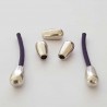 Embout de finition pour cordon rond de 2.5 mm N°01 en Zamac