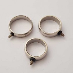 Bague Vis Modulable interchangeable acier inoxydable anneau épais