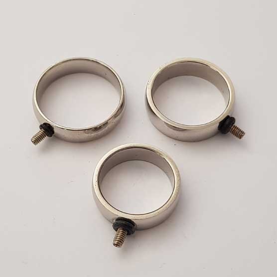 X 1 bague anneau réglable support pour bouton pression métal