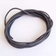 1 mètre Cordon rond cuir lisse 2 mm