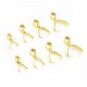Bélière à pincer en Acier Inoxydable 3 x 15 mm Doré