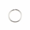 10 Anneaux de jonction ouvert 16 mm Inoxydable argent N°01