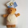 Doudou à broder Ours à Rayures Rose