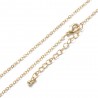 Collier N°02 Plaqué Or 18K de 45.5 cm
