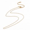 Collier N°03 Plaqué Or 18K de 45 cm