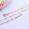 Collier N°01 Plaqué Or de 48 cm