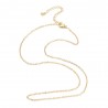 Collier N°04 Plaqué Or 18K de 47 cm