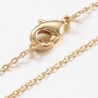 Collier N°05 Plaqué Or 18K de 45 cm