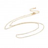 Collier N°07 Plaqué Or 18K de 49.5 cm