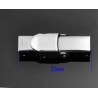 Fermoir clip griffe pour cuir 04 mm de large