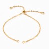 Bracelet Coulissant Acier Inoxydable Chaine N°02