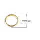 20 Anneaux de jonction ouvert 07 mm Doré