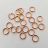 Anneaux de jonction ouvert 06 mm Doré Rosé N°02 x 20 Pièces