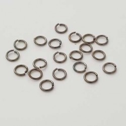 20 Anneaux de jonction ouvert 06 mm Canon De Fusil