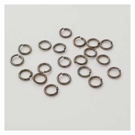 20 Anneaux de jonction ouvert 06 mm Canon De Fusil