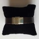 Bracelet cuir 14 mm Lisse ajustable au poignet