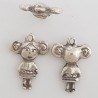 Breloque Enfant N°030 Zamak (Plaqué Argent)