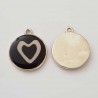 Pendentif 18 mm Fantaisie N°02-03 Coeur