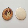 Pendentif 35 x 26 mm Fantaisie N°01