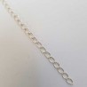 1 mètre de chaine maille Argent N°19 N°02 - 3 x 5 mm