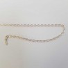 1 mètre de chaine maille Argent N°20 - 2 x 2.5 mm
