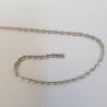 1 mètre de chaine maille Argent Vieilli N°20 - 2 x 2.5 mm