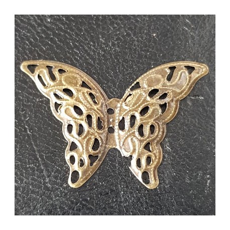 Estampe filigrane Bronze papillon N°05