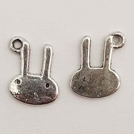 Breloque Lapin N°08 Argent