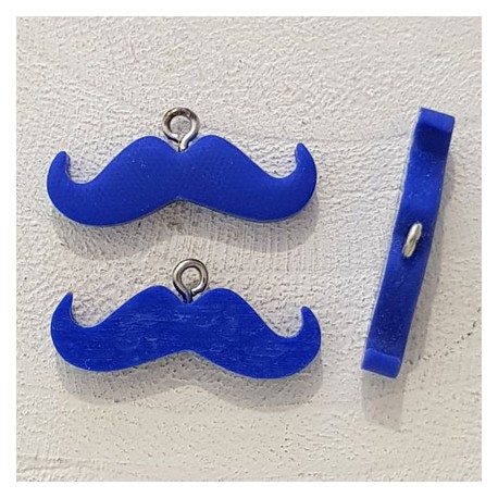 Breloque pendentif Moustache N°01-12