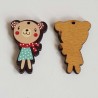 Breloque Enfant N°102 En Bois