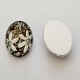 Cabochon Ovale 13 x 18 mm Fleur