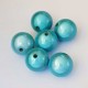 Perle Magique Ronde 16 mm Turquoise