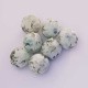 Perles En Tissus Fleurie 16 mm