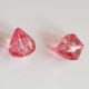 Perle acrylique Diamant transparent 27 x 22 mm