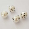 Perle Ronde 18 mm étoile 01 Acrylique